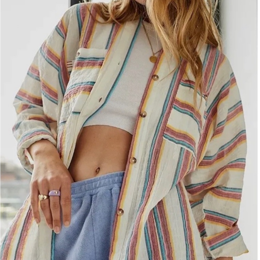 Oversized Stripe Shirt